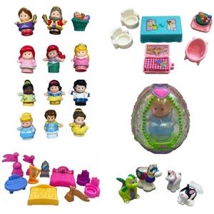 Fisher Price Little People Castle Princess Set Doll House Vintage Toys Play Set